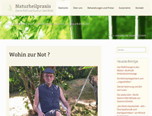 Tablet Screenshot of naturheilpraxis-steinfeldt.de
